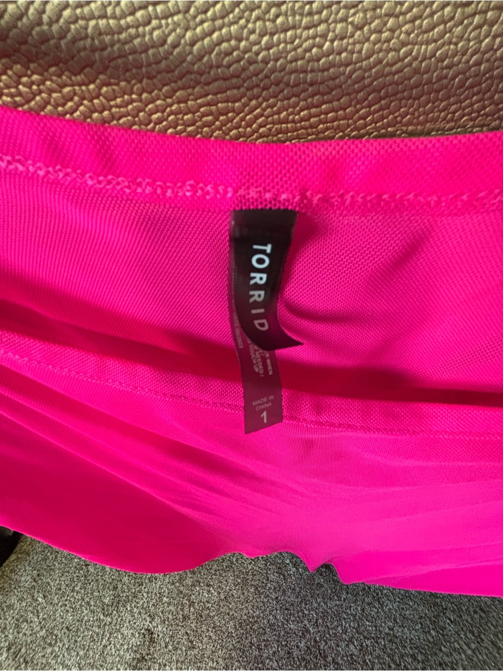 torrid Hot Pink Scoop Neck Swimsuit Cover Up - Picture 2 of 2